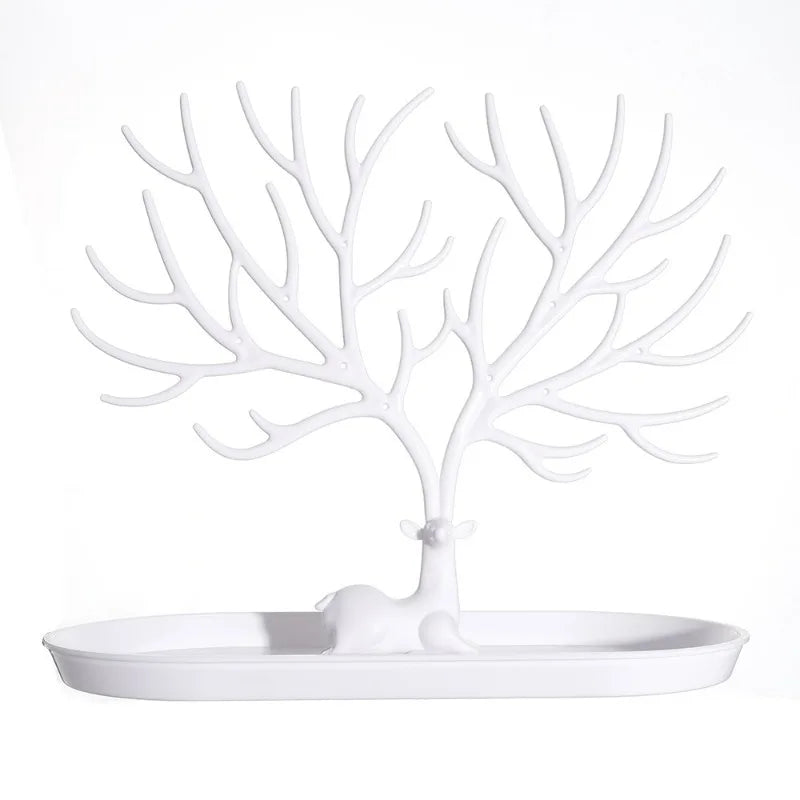 Antler Jewelry Storage Rack Smooth Deer Horn Jewels Display Shelf Rings Earrings Small Accessories High Quality Showing Stand