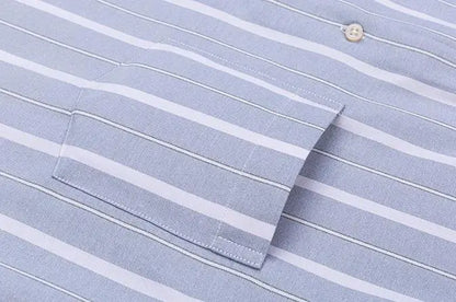 Men's Social Shirts Long Sleeve 100%Pure Cotton Oxford Buttoned Plaid Formal Male Casual Clothes Oversized Shirt Plus Size S-7XL