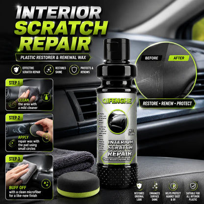 150g 2-in-1 Plastic & Rubber Restorer Paste, Multi-Purpose Car Interior Exterior Care Cream, Scratch Remover Anti-Aging Fade Pre
