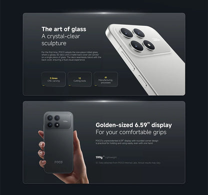 Global Version POCO F8 Pro 5G 6.59' Snapdragon® 8 Elite Mobile Platform 100W HyperCharge 6210mAh 50MP Camera NFC IP68 XIaomi