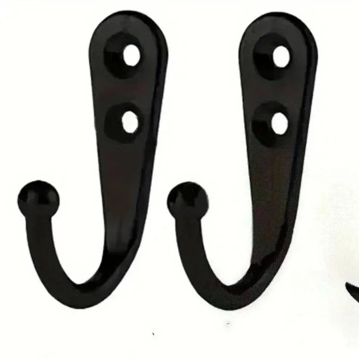 Retro Wall Hooks Hangers Door Wall Mounted Coat with Screws Suction Heavy Load Rack for Kitchen Bathroom Accessories