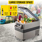 SucceBuy 15L - 55L Car Refrigerator Mini Fridge Freezer Portable Compressor Cooler DC 110-240V Ice Box for Camping RV Travel