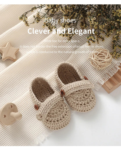 Baby Shoes Cotton Knit Newborn Girls Boy Footwear 0-18M Fashion Solid Shallow Infant Children Clothing Accessories Bedding Boots