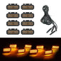 Beusfirts LED Front Grille Light FOR RAM 1500 Accessories Car Daytime Running Light Wheel Eyebrow Lamp For Pickup Offroad 12V