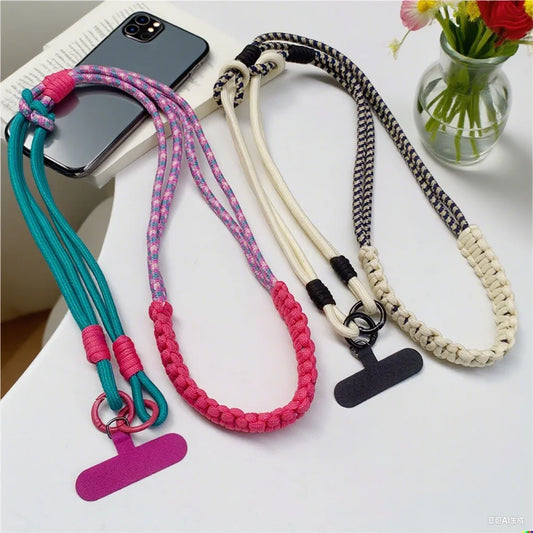 New Korean Crossbody Mobile Phone Hanging Rope Neck Lanyard Wrist Strap DYM Removable Phone Lanyard Water Cup Hanging Rope