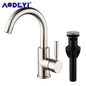 Brass Black Bathroom Basin Faucet Cold And Hot Water Mixer Sink Tap Nickel Brushed Gold Rose Bronze Taps with Pop Up Drain