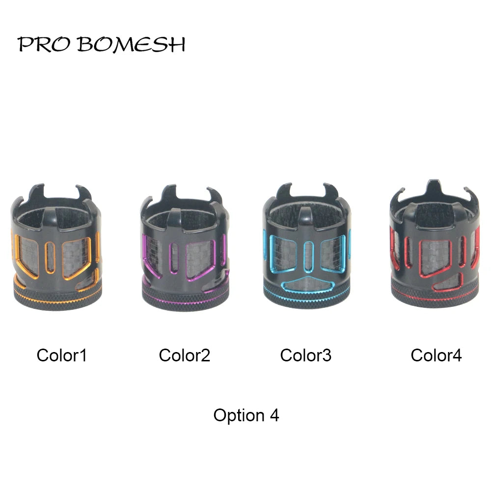 Pro Bomesh Aluminum Locking Nutt Fishing Reel Seat Decorative Trim Part DIY Fishing Rod Component Accessory