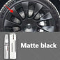 Suitable for Tesla Model 3 Y X S Automotive Paint Repair Pen Pearl White Clearcoat Pen Paint Repair Set Wheel Hub Silver