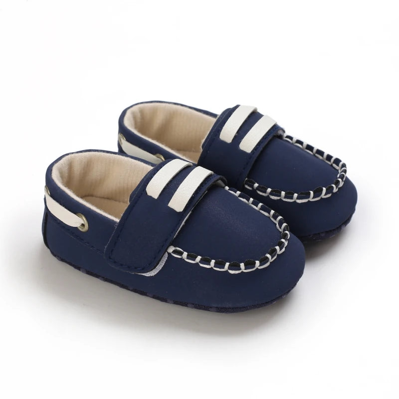 HAIZHIW 0-18M Baptism Newborn Baby Prewalker Girls Boys Casual Shoes Leather Non-Slip Soft-Sole Infant Toddler First Walkers