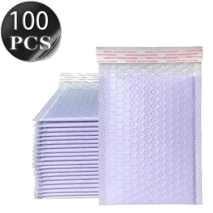 100Pcs Black Bubble Shipping Packaging Envelope Mailing Envelopes Mailer Envelope for Shipping Self Seal Bubble Mailer Packaging