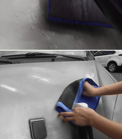 SEAMETAL 1/2pcs Car Cleaning Towel Magic Clay Cloth for Car Detailing with Blue Clay Bar Towel Washing Tool Car Accessories