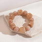 Acrylic Irregular Square Round Beaded Bracelet Bangle for Women Imitation Stone Chain Bracelet Hand Accessories Couple Gifts K