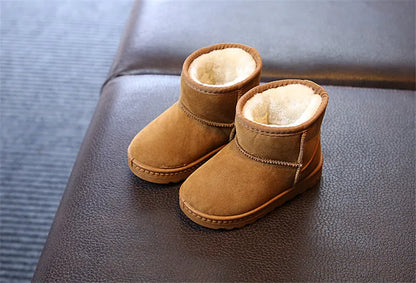 Fashion Children Casual Shoes Girls Boys Cotton Snow Boots Warm Kids Boots Boy Winter Cotton Shoes Sneakers ботинки мартин