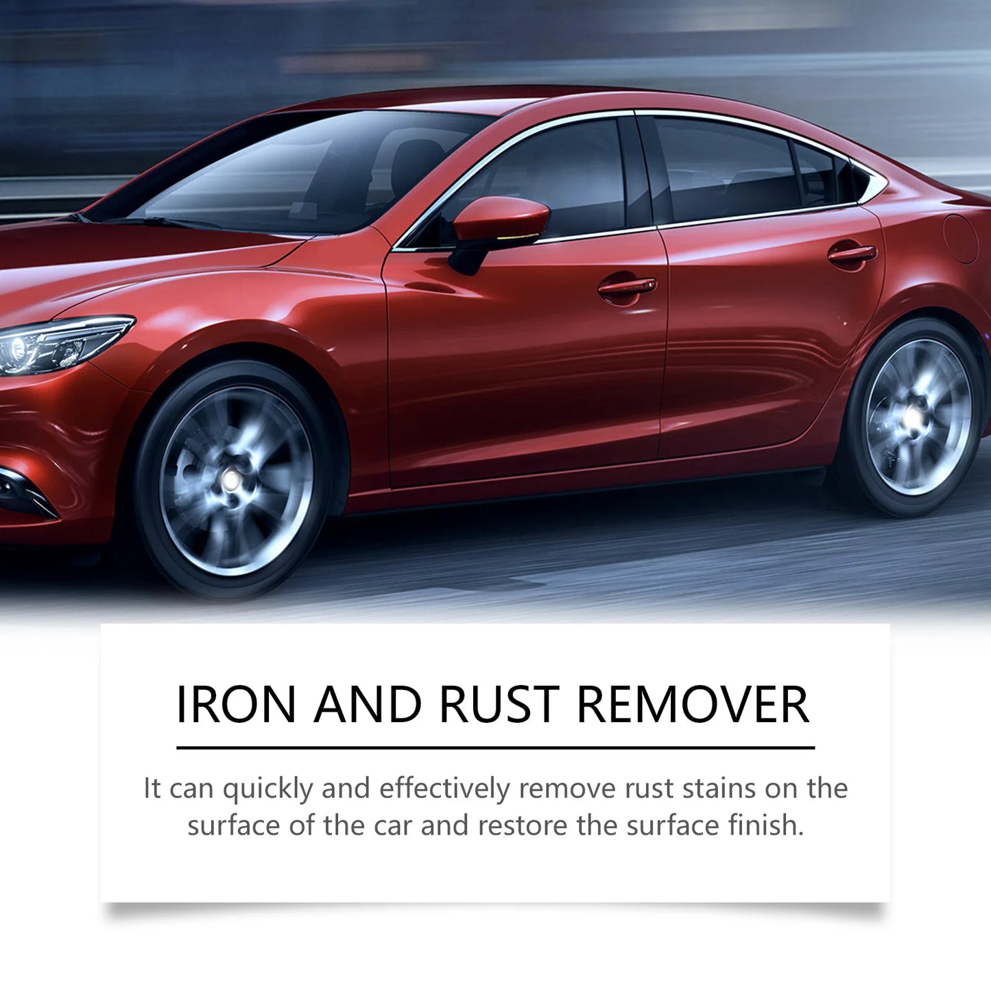 Rust Remover Spray Penetrating Lubricant Rust Converter for Wheels Brake Parts Restore Metal Car Detailing