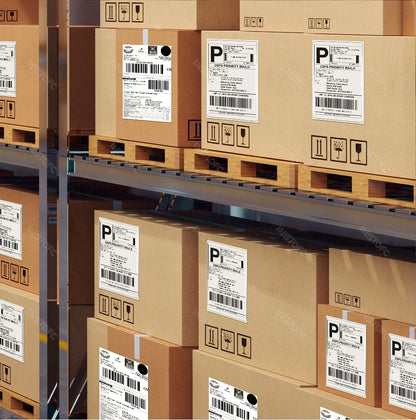 4x6 Inch 500sheets Thermal Shipping Label Paper Self-adhesive For 4inch Label Printer Oil-Proof All-Purpose Sticker Label Paper