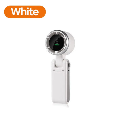 HOMEFISH 3 in 1 Mini Travel Fan 5 Speed  Rechargeable Lithium USB Charging Portable Fan
