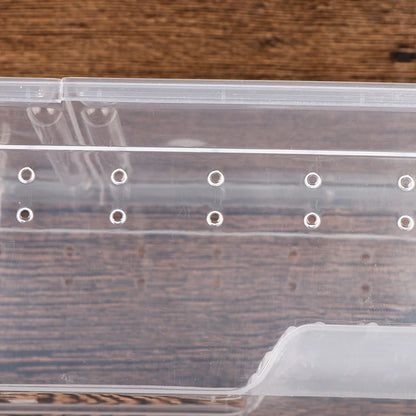 1pc Vivarium Lid Reptile Pet Product Reptile Tank Insect Spiders Tortoise Lizard Transparent Breeding Box