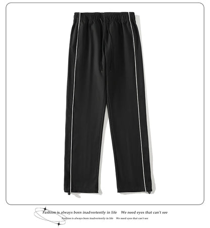 Men's Tracksuit Spring/autumn Man Two-piece Set Sweat Suit Overalls Korean Style Leisure Suit Plus Size Hoodies+Harem Pants