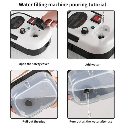 2500W High Temperature and Pressure Handheld Steam Cleaners Air Conditioner dog Hood Car Steam Clean V EU Plug