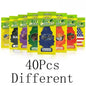 3-80pcs Christmas Tree Car Air Freshener Natural Aromatherapy Tea Paper Hanging Perfume Vanilla Auto Parts Interior