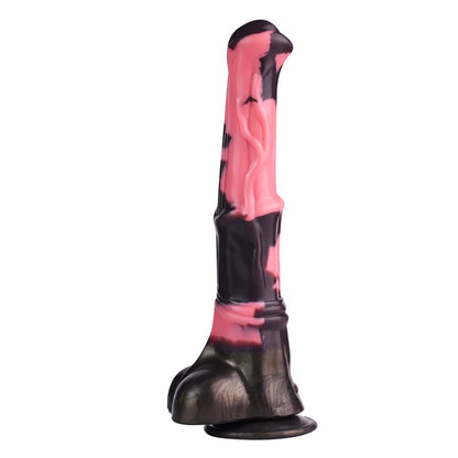 FAAK Silicone Long Penis Fantasy Knot Horse Dildo With Sucker Sex Toys For Women Anal Plug Female Masturbator Adult Games