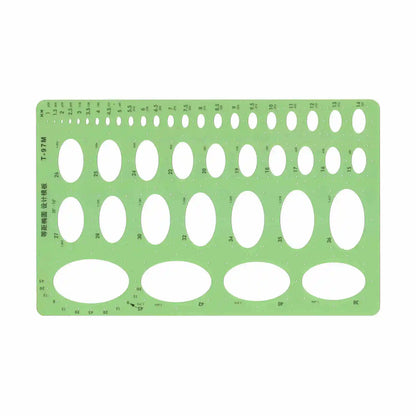 Jewelry Design Template Diamond Gemstone Drafting Ruler Kit Formwork Rulers Professional Designer Tools Supplies T-777-1 T-777-2