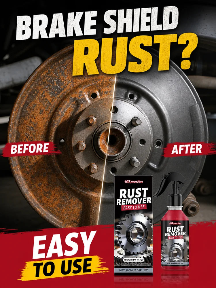 Multi Purpose Rust Converter Spray Lubricant and Degreaser for Rims Chains Metal Surfaces Cleaner Vehicle Supplies