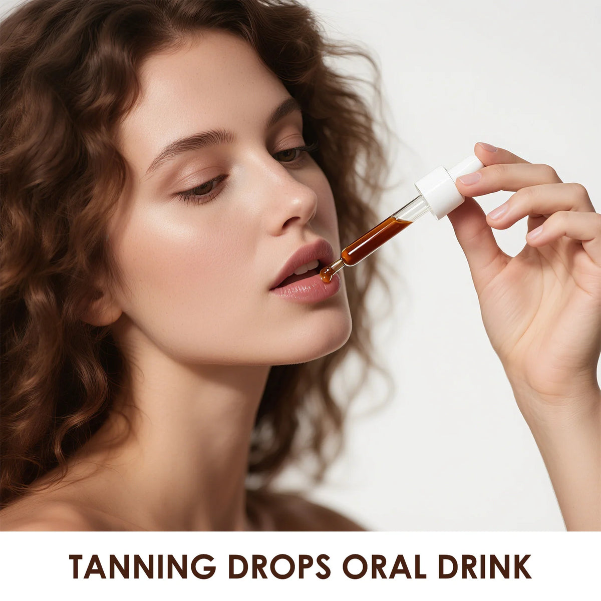 Vegan Sugar-Free Tanning Drink 60ml Natural Oral Drops Watermelon Flavor Sun-Kissed Glow Boost from Within Skin Care