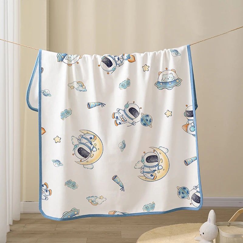 Crib Sheet Waterproof Baby Urine Changing Mat Cotton Reusable Infant Change Diaper Pad Cover Washable Newborn Bed Nappy Mattress