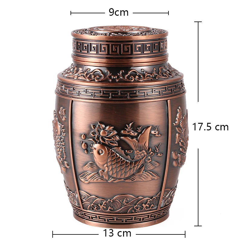 Pet Memorial Keepsake Urns Container for Human Ashes, Metal Cremation Urns, Small Animal Urn, Coffin Box