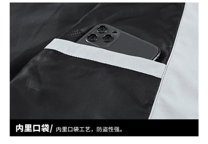 Men's Autumn Fashion Baseball Jackets Long Sleeve Stand Collar Loose Outwears Coats Sport Casual Slim Fit Business Jacket Male