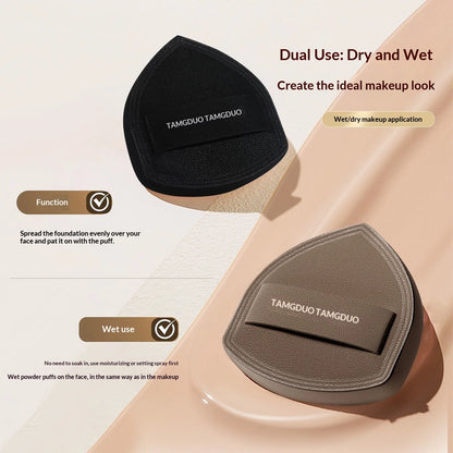TAMGDUO Blender Makeup Puff Marshmallow Air Cushion Foundation Dry Wet Dual Use Sponge Soft Elastic Cosmetic Applicator Tool