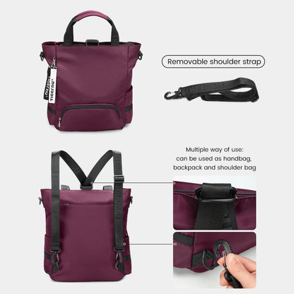 Tigernu New 3 In1 Tote Bag With Zipper For Women Casual School Backpacks Fashion Female Shoulder Bag Light Weight Girls Handbags