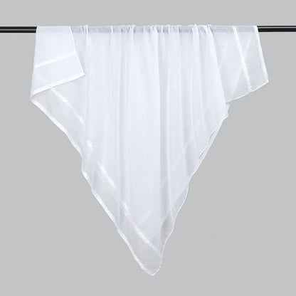 White Muslim Men Shemagh Scarf Traditional Islamic Headscarf Hijab Neck Wrap Headscarf Arab Keffiyeh Bandanas Kerchief 140*140cm