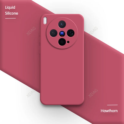 Soft Silicone Classic Case for VIVO X300 5G X300 Pro 5G Original Square Liquid Camera Protection High Qualtiy X300Pro Back Cover