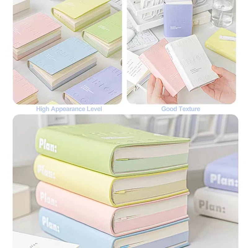 Notebook Color Brick Notebook High Appearance Thickened Portable Handbook Student Specific Mini Pocket Small Notebook Blank Note