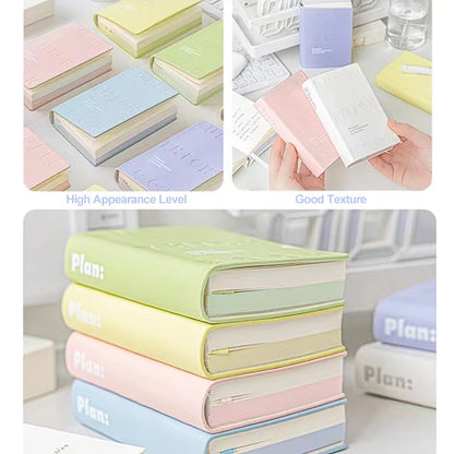 Notebook Color Brick Notebook High Appearance Thickened Portable Handbook Student Specific Mini Pocket Small Notebook Blank Note