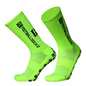 3/1Pair New Style FS Football Socks Round Silicone Suction Cup Grip Anti Slip Soccer Socks Sports Men Women Baseball Rugby Socks