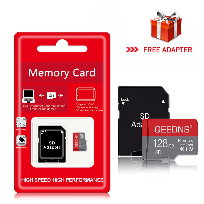 High Speed Memory Cards 8GB 16GB 32GB 64GB Micro tf sd card 128GB 256gb Class 10 UHS-1 flash TF/SD Card Microsd memory cards