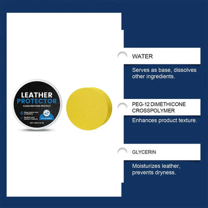 2/1Box Car Leather Care Cream Deep Nourishment And Repair Restore Tool Leather Cleaning Cream Restoration Car Interior Polishing