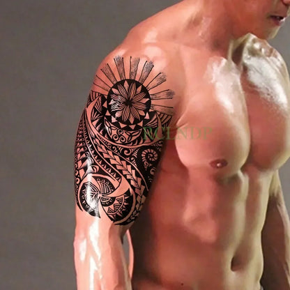 Waterproof Temporary Tattoo Sticker Joker Skull Letter Big Size Body Art Flash Tatoo Fake Tatto Stickers for Girl Men Women