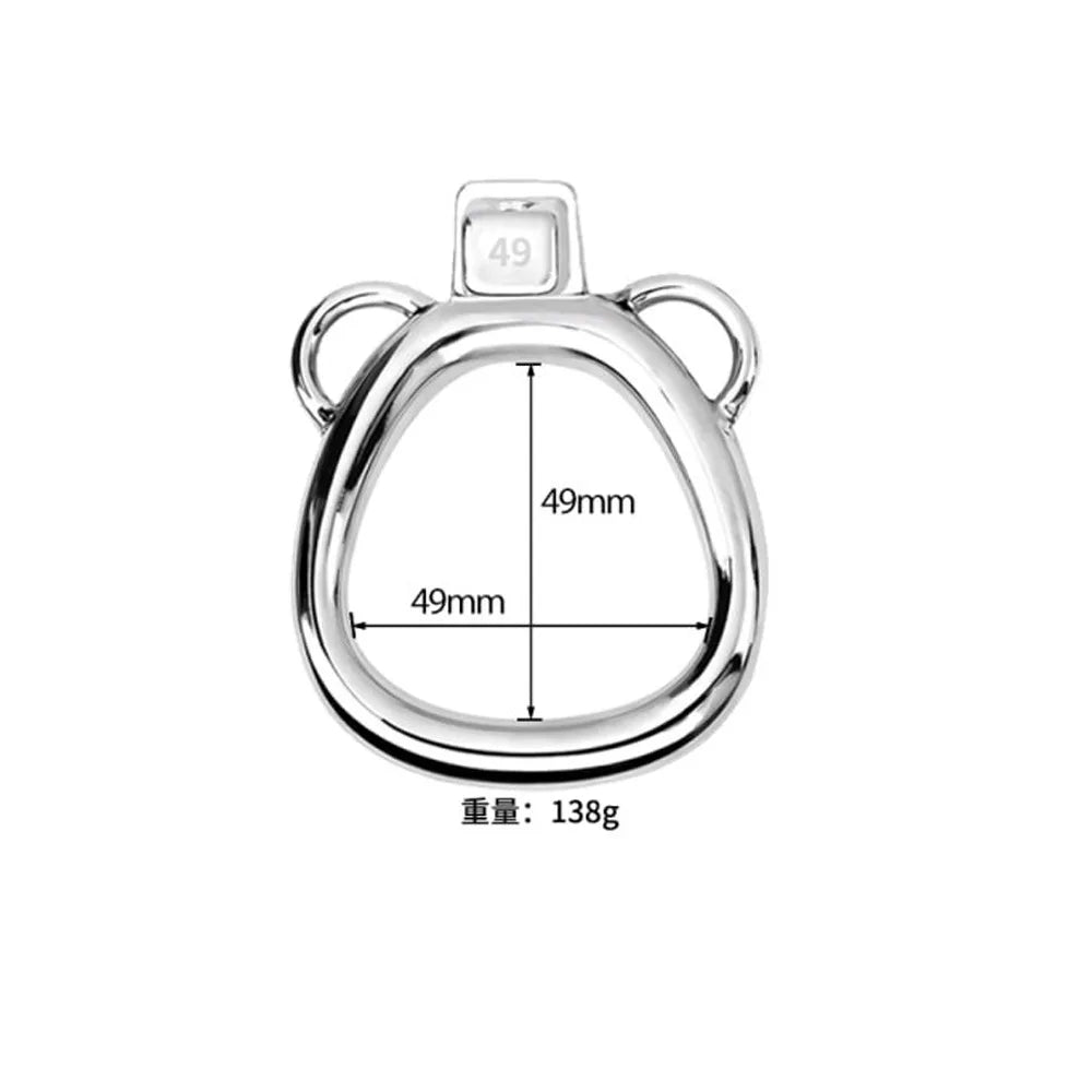 Stainless Steel Chastity Cage Device Penis Rings Bondage Belt Cock CB Lock BDSM Sex Toys for Man Gay Adult Products Accessories