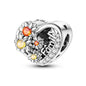 Original 925 Sterling Silver Charm Beads Clover Sunflower Tulip Carnation Pendant For Women Jewelry Fashion Gift
