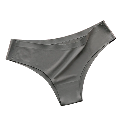4PCS/Set Seamless Brazilian Panties Women's Sexy Lingerie Cool Ice Silk Low Waist Briefs Soft Solid Ultra-thin Bikini Underwear