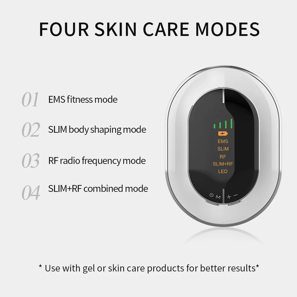 EMS RF Radio Frequency Body Slimming Machine Cellulite Massager LED Skin Tightener With Gel Optional
