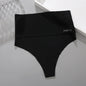 Seamless High Waist Women Thong Black Abdomen Hip Lift Briefs Body Shaping Underwear Breathable Female Panties Plus Size S-XL