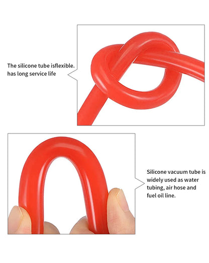 3x9mm Inner Diameter 3mm Thickness 3mm Blue Red Black Car Vacuum Silicone Hose Universal Racing Line Pipe Tube 1/2/3/5/10 meters