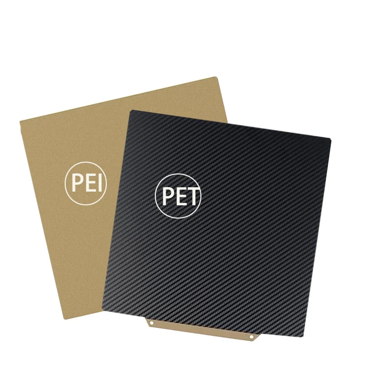 Voron 350 V2 PEI Build Plate 355x355mm Textured PEI+Smooth PET Carbon Fiber Magnetic Flexible Spring Steel Sheet for PLA PETG