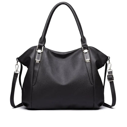 Miss Lulu WOMEN'S Big Shopper Tote Bag, Elegant handbag, Large shoulder bag for Commuting, Travel and Shopping, Practical