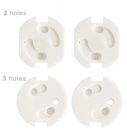 10pcs Baby Safety Child Electric Socket Outlet Plug Protection Security Two Phase Safe Lock Cover Kids Sockets Cover Plugs